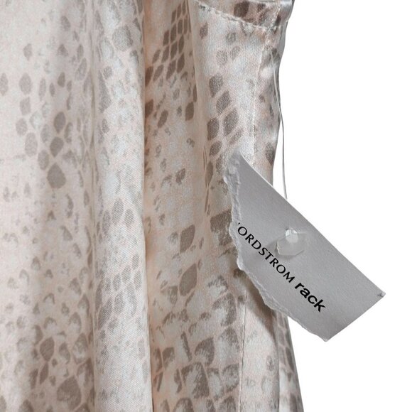 ATM Anthony Thomas Melillo Snake Print Silk Mini Dress in Pale Pink Womens Mediu - Picture 11 of 12